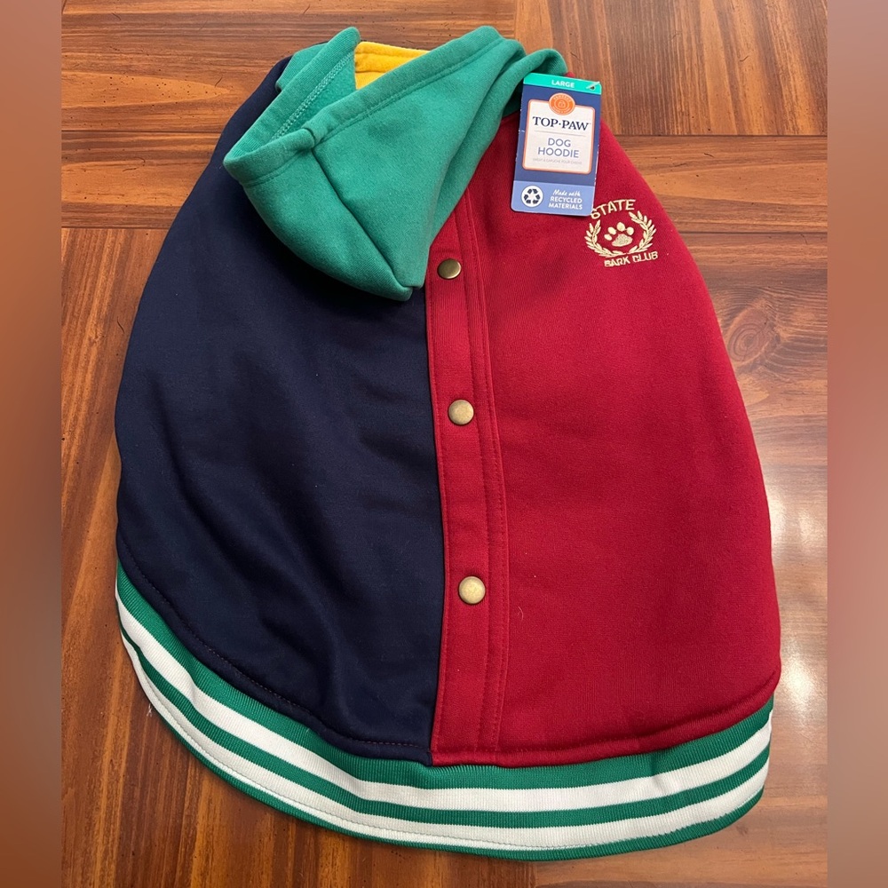 NWT Top Paw Dog Hooded Large Winter Coat